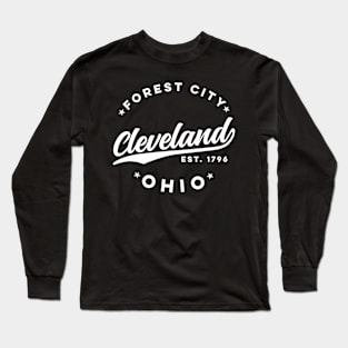 Vintage Cleveland Forest City Ohio USA Long Sleeve T-Shirt